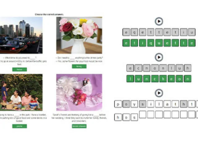 Berlitz Portalの画面と教材１